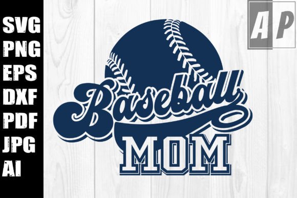 Baseball Mom SVG: Graphics for Crafts & Brands