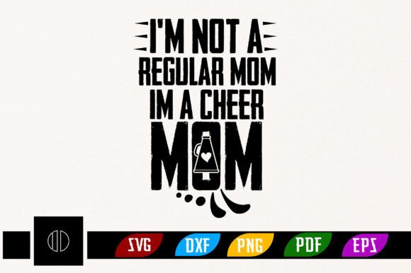 Cheer Mom SVG for Crafts and Graphics