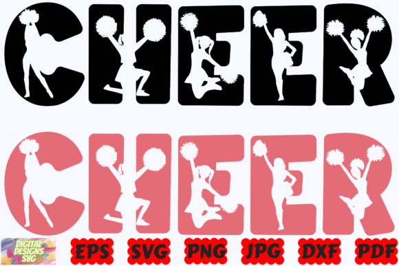 Cheer SVG Sport Graphics for Crafts
