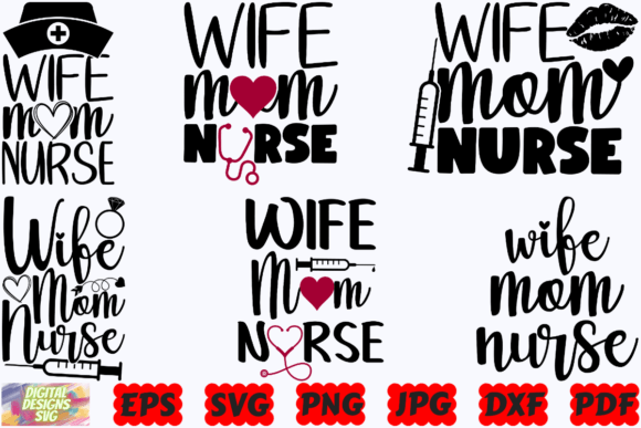 Crafting Brand Identity with Wife Mom Nurse Graphics
