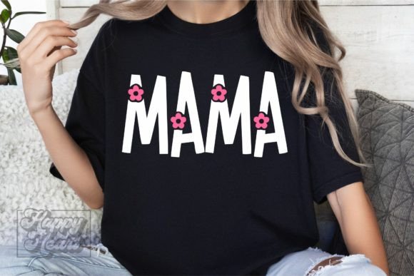 Mama Flower Floral Birthday Mom SVG PNG for Crafts & Graphics