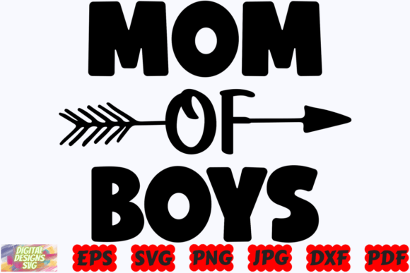 Mom of Boys SVG: Crafts & Graphics Review