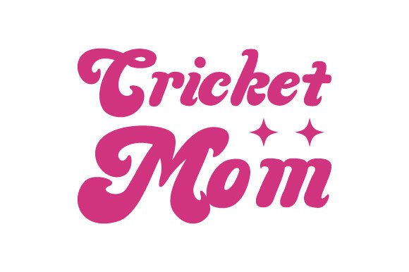Retro Cricket Mom: Graphics for Crafts