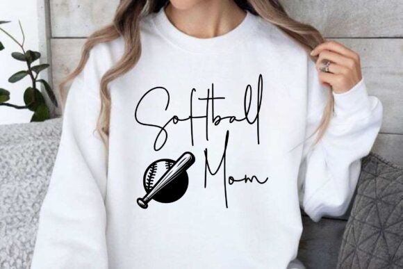 Softball Mom SVG: Graphics for Crafts